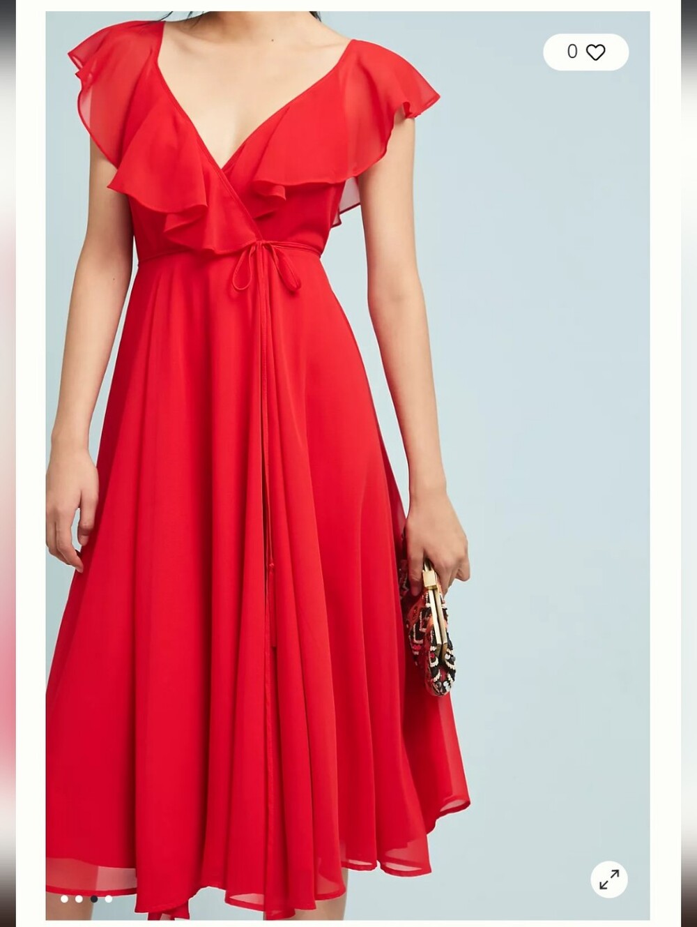 Yumi Kim Mavis Ruffle Wrap Dress Anthropologie